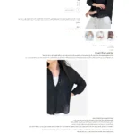 صفحه محصول با امکان انتخاب رنگ و سایز پیشرفته